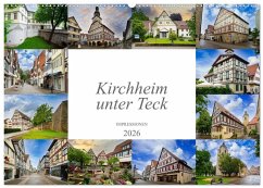 Kirchheim unter Teck Impressionen (Wandkalender 2026 DIN A2 quer), CALVENDO Monatskalender