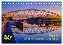 Herne: Stadt an Emscher und Kanal (Tischkalender 2026 DIN A5 quer), CALVENDO Monatskalender Herne: Stadt an Emscher und Kanal (Tischkalender 2026 DIN A5 quer), CALVENDO Monatskalender