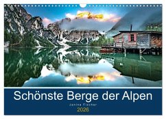 Cover Schönste Berge der Alpen (Wandkalender 2026 DIN A3 quer), CALVENDO Monatskalender