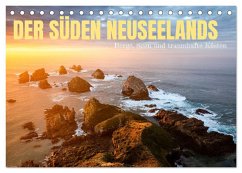 Der Süden Neuseelands: Berge, Seen und traumhafte Küsten (Tischkalender 2026 DIN A5 quer), CALVENDO Monatskalender