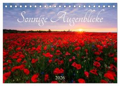 Sonnige Augenblicke (Tischkalender 2026 DIN A5 quer), CALVENDO Monatskalender