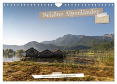Cover Schöne Alpenländer (Wandkalender 2026 DIN A4 quer), CALVENDO Monatskalender