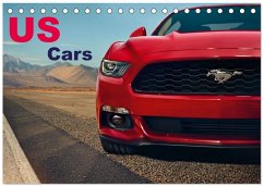 US Cars Kalender (Tischkalender 2026 DIN A5 quer), CALVENDO Monatskalender US Cars Kalender (Tischkalender 2026 DIN A5 quer), CALVENDO Monatskalender