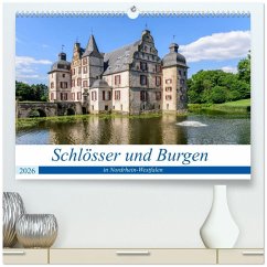 Schlösser und Burgen in NRW (hochwertiger Premium Wandkalender 2026 DIN A2 quer), Kunstdruck in Hochglanz
