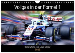Vollgas in der Formel 1 (Wandkalender 2026 DIN A4 quer), CALVENDO Monatskalender Vollgas in der Formel 1 (Wandkalender 2026 DIN A4 quer), CALVENDO Monatskalender