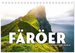 Cover Färöer - Einzigartige Inseln (Tischkalender 2026 DIN A5 quer), CALVENDO Monatskalender