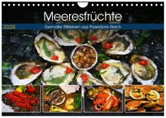 Cover Meeresfrüchte - Gemalte Stillleben aus Poseidons Reich (Wandkalender 2026 DIN A4 quer), CALVENDO Monatskalender