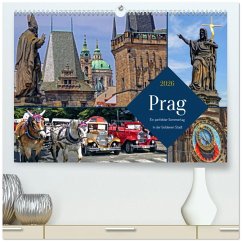 Prag - Ein perfekter Sommertag in der Goldenen Stadt (hochwertiger Premium Wandkalender 2026 DIN A2 quer), Kunstdruck in Hochglanz