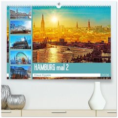 Cover Hamburg mal 2 (hochwertiger Premium Wandkalender 2026 DIN A2 quer), Kunstdruck in Hochglanz
