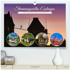 Stimmungsvolles Esslingen (hochwertiger Premium Wandkalender 2026 DIN A2 quer), Kunstdruck in Hochglanz