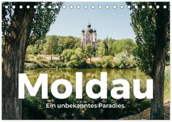 Cover Moldau - Ein unbekanntes Paradies. (Tischkalender 2026 DIN A5 quer), CALVENDO Monatskalender