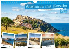 Sardinien mit Korsika (Wandkalender 2026 DIN A4 quer), CALVENDO Monatskalender Sardinien mit Korsika (Wandkalender 2026 DIN A4 quer), CALVENDO Monatskalender
