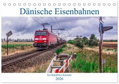 Dänische Eisenbahnen (Tischkalender 2026 DIN A5 quer), CALVENDO Monatskalender Dänische Eisenbahnen (Tischkalender 2026 DIN A5 quer), CALVENDO Monatskalender