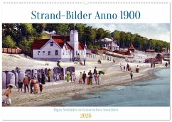 Cover Strand-Bilder Anno 1900 - Rigas Seebäder in historischen Ansichten (Wandkalender 2026 DIN A2 quer), CALVENDO Monatskalender