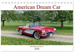American Deam Car Corvette C1 (Tischkalender 2026 DIN A5 quer), CALVENDO Monatskalender American Deam Car Corvette C1 (Tischkalender 2026 DIN A5 quer), CALVENDO Monatskalender