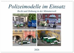 Polizeimodelle im Einsatz (Wandkalender 2026 DIN A2 quer), CALVENDO Monatskalender Cover Polizeimodelle im Einsatz (Wandkalender 2026 DIN A2 quer), CALVENDO Monatskalender