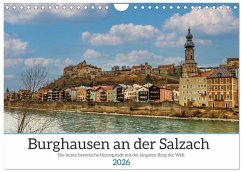 Cover Burghausen an der Salzach (Wandkalender 2026 DIN A4 quer), CALVENDO Monatskalender