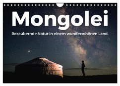 Mongolei - Bezaubernde Natur in einem wunderschönen Land. (Wandkalender 2026 DIN A4 quer), CALVENDO Monatskalender