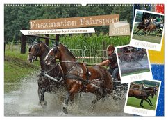 Faszination Fahrsport - Zweispänner im Galopp durch den Parcour (Wandkalender 2026 DIN A2 quer), CALVENDO Monatskalender Faszination Fahrsport - Zweispänner im Galopp durch den Parcour (Wandkalender 2026 DIN A2 quer), CALVENDO Monatskalender