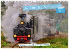 Cover De Lütt Kaffeebrenner - Impressionen einer Mecklenburger Kleinbahn (Wandkalender 2026 DIN A3 quer), CALVENDO Monatskalender