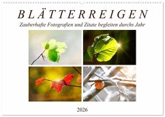 Blätterreigen (Wandkalender 2026 DIN A2 quer), CALVENDO Monatskalender Cover Blätterreigen (Wandkalender 2026 DIN A2 quer), CALVENDO Monatskalender
