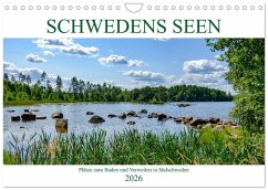 Schwedens Seen (Wandkalender 2026 DIN A4 quer), CALVENDO Monatskalender Schwedens Seen (Wandkalender 2026 DIN A4 quer), CALVENDO Monatskalender