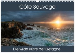 Côte Sauvage - Die wilde Küste der Bretagne (Wandkalender 2026 DIN A3 quer), CALVENDO Monatskalender