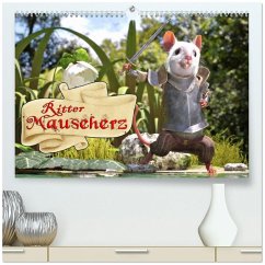 Ritter Mauseherz (hochwertiger Premium Wandkalender 2026 DIN A2 quer), Kunstdruck in Hochglanz Ritter Mauseherz (hochwertiger Premium Wandkalender 2026 DIN A2 quer), Kunstdruck in Hochglanz