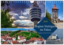 Cover Region Stuttgart im Fokus (Wandkalender 2026 DIN A4 quer), CALVENDO Monatskalender