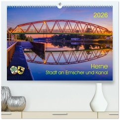Herne: Stadt an Emscher und Kanal (hochwertiger Premium Wandkalender 2026 DIN A2 quer), Kunstdruck in Hochglanz Herne: Stadt an Emscher und Kanal (hochwertiger Premium Wandkalender 2026 DIN A2 quer), Kunstdruck in Hochglanz