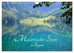 Malerische Seen in Bayern (Wandkalender 2026 DIN A4 quer), CALVENDO Monatskalender