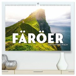 Cover Färöer - Einzigartige Inseln (hochwertiger Premium Wandkalender 2026 DIN A2 quer), Kunstdruck in Hochglanz
