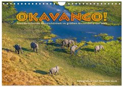 Cover Okavango! Atemberaubende Naturschönheit im größten Binnendelta der Welt (Wandkalender 2026 DIN A4 quer), CALVENDO Monatskalender