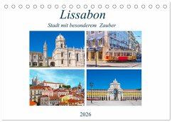 Lissabon - Stadt mit besonderem Zauber (Tischkalender 2026 DIN A5 quer), CALVENDO Monatskalender Lissabon - Stadt mit besonderem Zauber (Tischkalender 2026 DIN A5 quer), CALVENDO Monatskalender