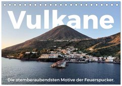 Cover Vulkane - Die atemberaubendsten Motive der Feuerspucker. (Tischkalender 2026 DIN A5 quer), CALVENDO Monatskalender