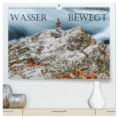 Cover Wasser bewegt - Wasserfälle und Stromschnellen (hochwertiger Premium Wandkalender 2026 DIN A2 quer), Kunstdruck in Hochglanz