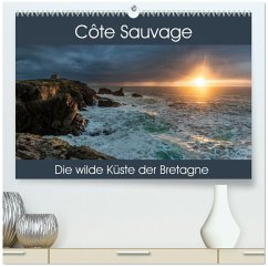 Côte Sauvage - Die wilde Küste der Bretagne (hochwertiger Premium Wandkalender 2026 DIN A2 quer), Kunstdruck in Hochglanz