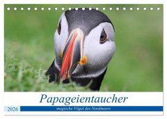 Papageientaucher 2026 - Magische Vögel des Nordmeers (Tischkalender 2026 DIN A5 quer), CALVENDO Monatskalender Papageientaucher 2026 - Magische Vögel des Nordmeers (Tischkalender 2026 DIN A5 quer), CALVENDO Monatskalender