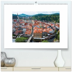 Cover Ceský Krumlov - Böhmisch Krumau (hochwertiger Premium Wandkalender 2026 DIN A2 quer), Kunstdruck in Hochglanz