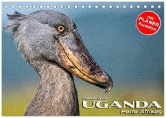 UGANDA - Perle Afrikas (Tischkalender 2026 DIN A5 quer), CALVENDO Monatskalender