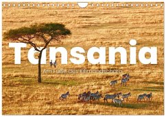 Cover Tansania - Am Fuße des Kilimandscharo. (Wandkalender 2026 DIN A4 quer), CALVENDO Monatskalender