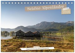 Cover Schöne Alpenländer (Tischkalender 2026 DIN A5 quer), CALVENDO Monatskalender