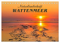 Naturlandschaft WATTENMEER (Tischkalender 2026 DIN A5 quer), CALVENDO Monatskalender