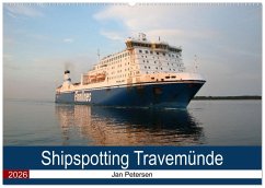Cover Shipspotting Travemünde (Wandkalender 2026 DIN A2 quer), CALVENDO Monatskalender