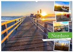 Nordsee - Sehnsuchtskalender zu Strand und Meer (Wandkalender 2026 DIN A2 quer), CALVENDO Monatskalender