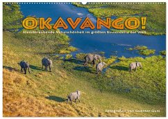 Cover Okavango! Atemberaubende Naturschönheit im größten Binnendelta der Welt (Wandkalender 2026 DIN A2 quer), CALVENDO Monatskalender