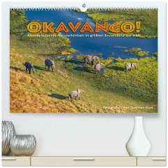Cover Okavango! Atemberaubende Naturschönheit im größten Binnendelta der Welt (hochwertiger Premium Wandkalender 2026 DIN A2 quer), Kunstdruck in Hochglanz