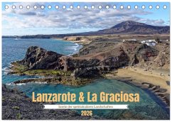 Cover Lanzarote & La Graciosa - Inseln der spektakulären Landschaften (Tischkalender 2026 DIN A5 quer), CALVENDO Monatskalender