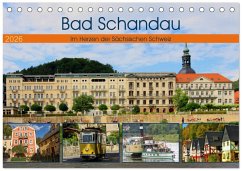 Cover Bad Schandau - Im Herzen der Sächsischen Schweiz (Tischkalender 2026 DIN A5 quer), CALVENDO Monatskalender