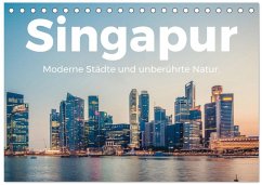 Singapur - Moderne Städte und unberührte Natur. (Tischkalender 2026 DIN A5 quer), CALVENDO Monatskalender Cover Singapur - Moderne Städte und unberührte Natur. (Tischkalender 2026 DIN A5 quer), CALVENDO Monatskalender